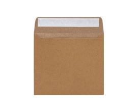Kopertya kwadratowe K4 HK ozdobne Brązowe mocne 120gsm 50szt