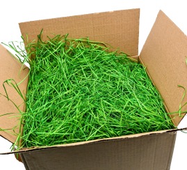 Dekoracyjna wełna drzewna 1kg Pistacja