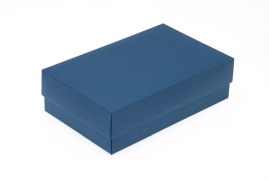 Pudełko ozdobne M 186x130x60mm Niebieskie
