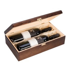 Drewniane pudełko na wino K-982 EX
