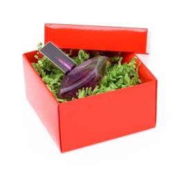 Pudełko Laminowane 120x120x70mm Czerwone