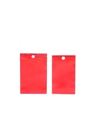 Torebka strunowa CZERWONA 60x80mm/0,050mm 100szt