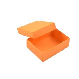 Pudełko ozdobne M 186x130x60mm Pomarańczowe