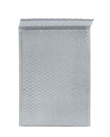 Koperta bąbelkowa metaliczna 230x324mm Srebrna mat