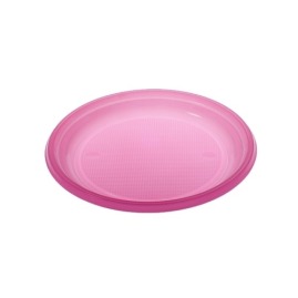 Talerze Różowe Deserowe 17cm 50szt