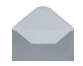 Koperty zaproszeniowe DL Perłowe Srebrn 120g 50szt