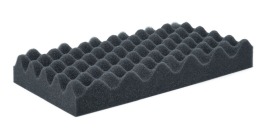 Pianka Gąbka falista T18 Szara 2000x1000x40/10