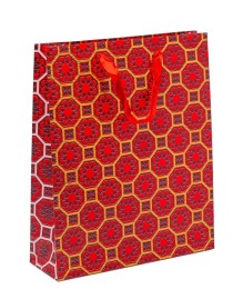 Torba LUX Octagon Hot Stamp A4 - 12 szt.