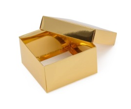 Pudełko Laminowane 120x120x70mm Złote