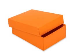 Pudełko ozdobne M 186x130x60mm Pomarańczowe