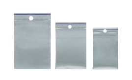 Torebka strunowa SREBRNA 60x80mm/0,050mm 100szt