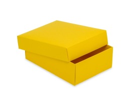 Pudełko ozdobne S 140x100x47mm Żółte A6