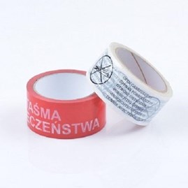 Taśma pakowa z nadrukiem, klej akryl, 48mm 60y, 1 kolor, 108szt rolek