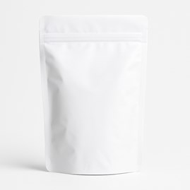 Doypack Matowy Biały 250 ml – elegancka torebka do pakowania 50 sztuk