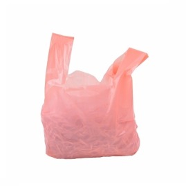 Reklamówka - LDPE - 27x48cm 100szt - Różowa