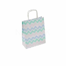 Torba papierowa 180x80x225mm Fale