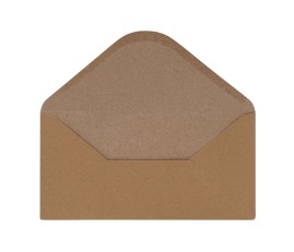 Koperty kolorowe DL / Brązowe / 120g 50szt.