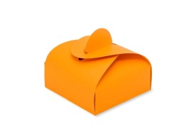 Opakowania ozdobne S 110x110x65mm Pomarańczowe