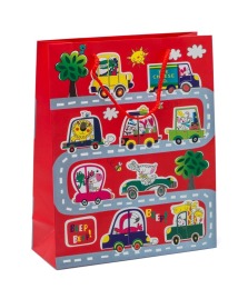 Torba Lux 210g Dziecięce A5 samochody - 12 szt.