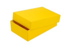 Opakowanie ozdobne L 255x160x75mm Żółte