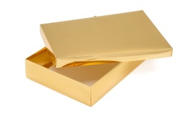 Pudełko Laminowane 350x240x40mm Złote
