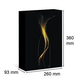Pudełko Premium na 3 wina CHEERS 360x260x93mm