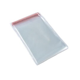Woreczki celofanowe z klejem 20x30+5cm 100szt