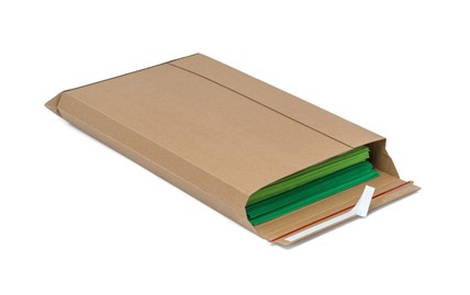 Koperty kurierskie kartonowe 305x415mm E4 Brązowa