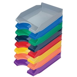 Szuflada na biurko A4 Polistyren/PP Czerwona