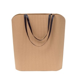 Torba z Tektury Karbowanej Wstążka