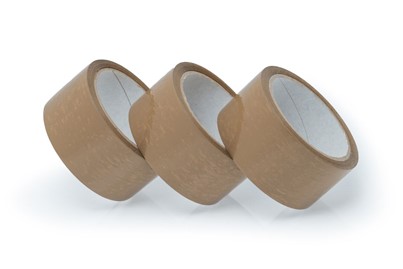 Taśma pakowa do kartonu Brązowa SOLVENT 48mm/54m