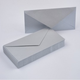 Koperty ozdobne DL SREBRNE 220x110mm 50szt