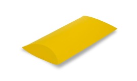 Pudełko ozdobne Poduszka L 250x165x50mm Żółte