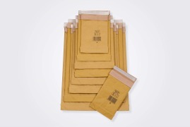 Koperty Wyściełane Brązowe 245x381 - karton 100szt