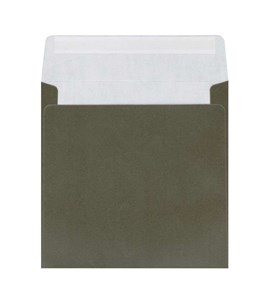 Koperty kwadratowe K4 Perłowe Szare 120gsm 50szt