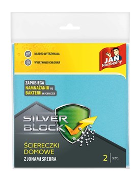 JN Silver Block ściereczki domowe 2szt