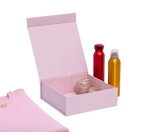 Pudełko Magnetyczne Różowe 235x235x80mm(zew) A5 Eleganckie Pudełko