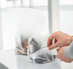 Woreczki z suwakiem matowe 400x450mm - 70um - 20 sztuk