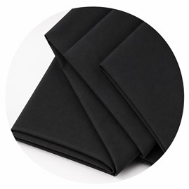 Bibuła do pakowania 50x75 czarna kraft 240 ark
