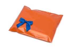 Woreczki Metalizowane 160x230+50mm Pomarańczowe