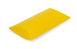Pudełko ozdobne Poduszka M 210x135x40mm Żółte