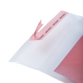 Torebki foliowe z klejem 45x60+4cm 100szt