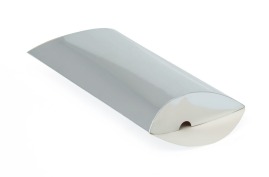 Pudełko Laminowane Poduszka 250x165x50 Srebrne