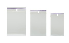 Torebka strunowa BIAŁA 60x80mm/0,050mm 100szt
