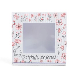 Karton wykrojnikowy KWIATY CZERWONE 150x140x55mm