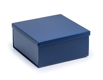 Pudełko Składane Z Wiekiem Granatowe 200x200x90 Pudełko Na Prezent