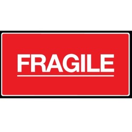 Etykiety FRAGILE 100szt