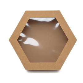 Pudełko karbowane z oknem 330x380x90mm wieczkowe