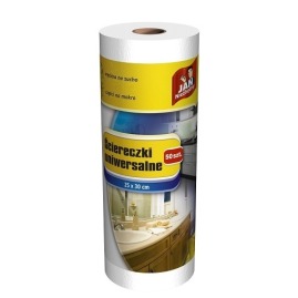 Ściereczki na rolce białe 50szt. Jan Niezbędny