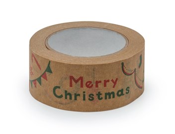 Taśma Świąteczna Papierowa Merry Christmas 48mm/50